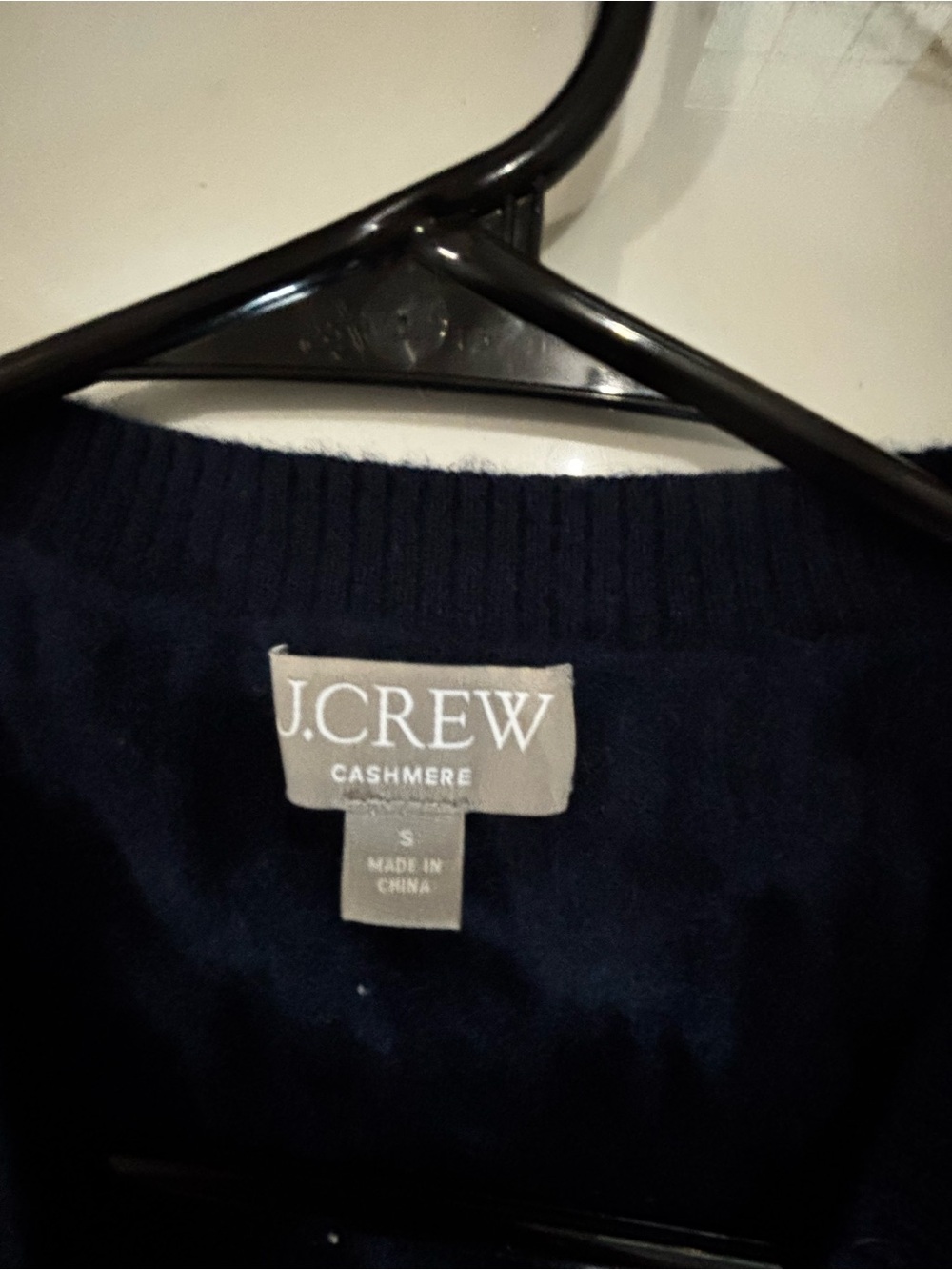 J. Crew Navy Cable-Knit Cashmere Button Vest with Gold-Tone Buttons - Picture 5 of 12